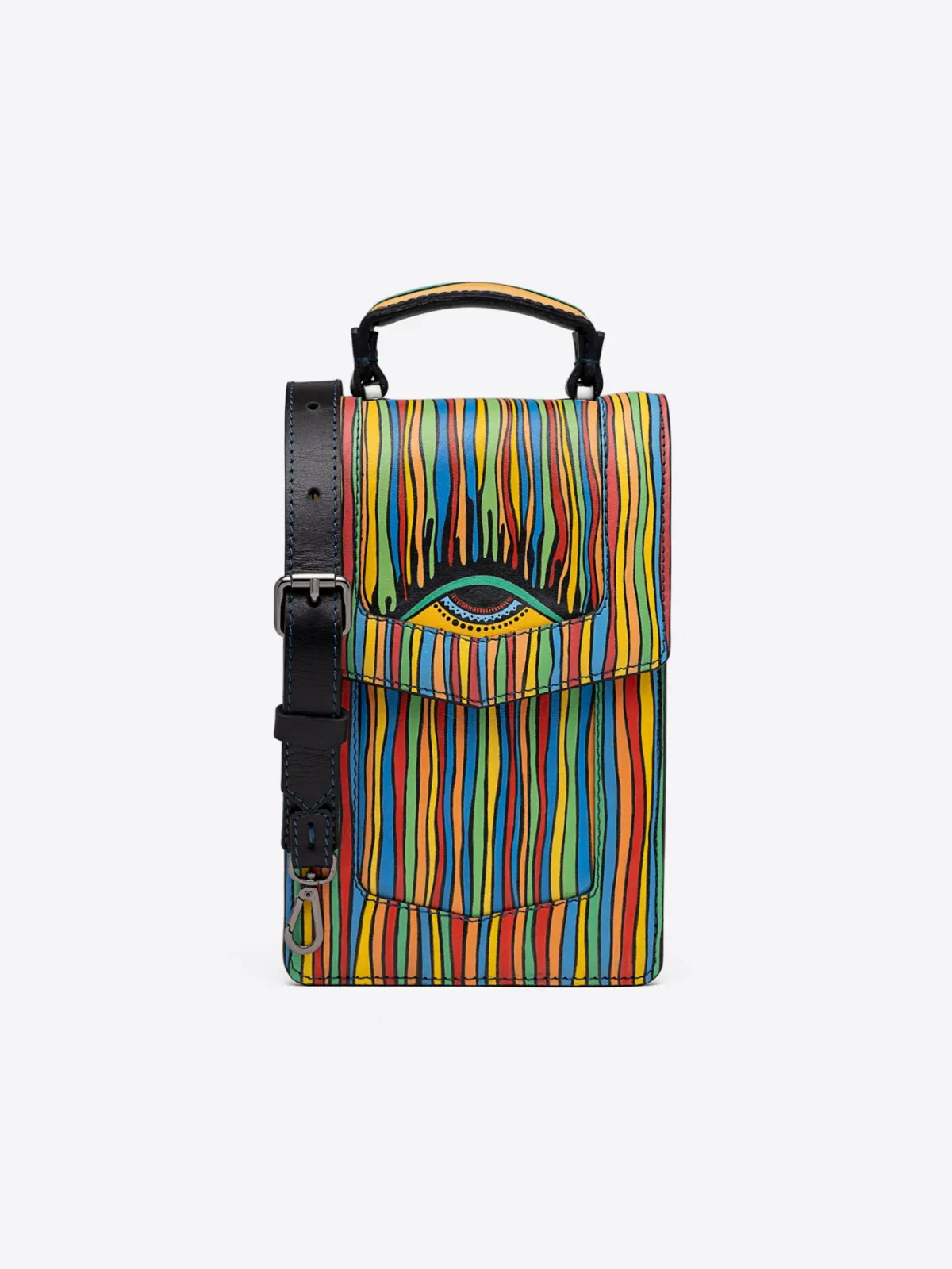 Mini tapyta kuprinė iš natūralios odos