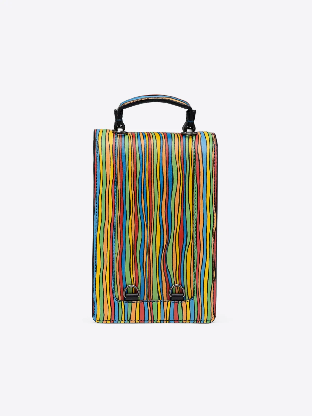 Mini tapyta kuprinė iš natūralios odos