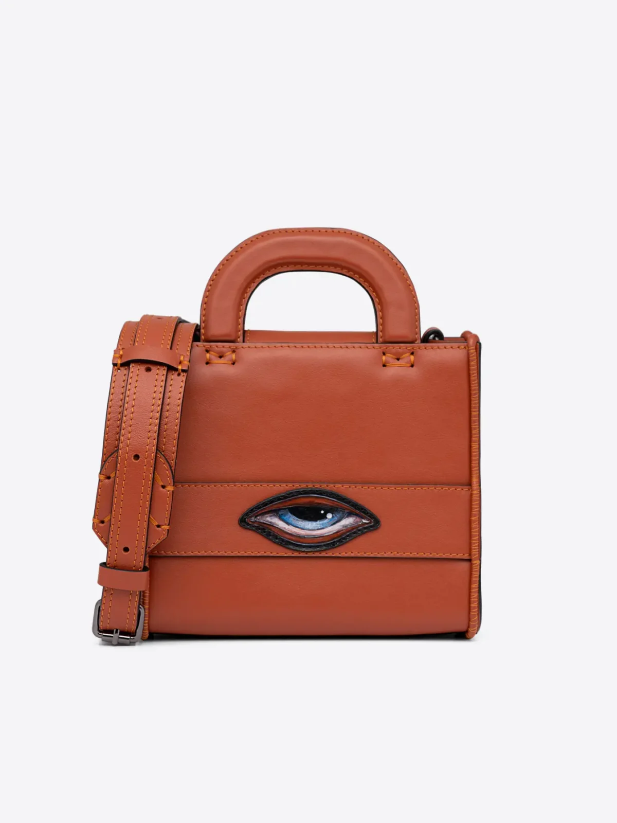 Maža Rankinė Per Petį, Rusvai Oranžinė