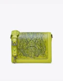 Tapyta rankinė su atvartu – Laimo spalvos