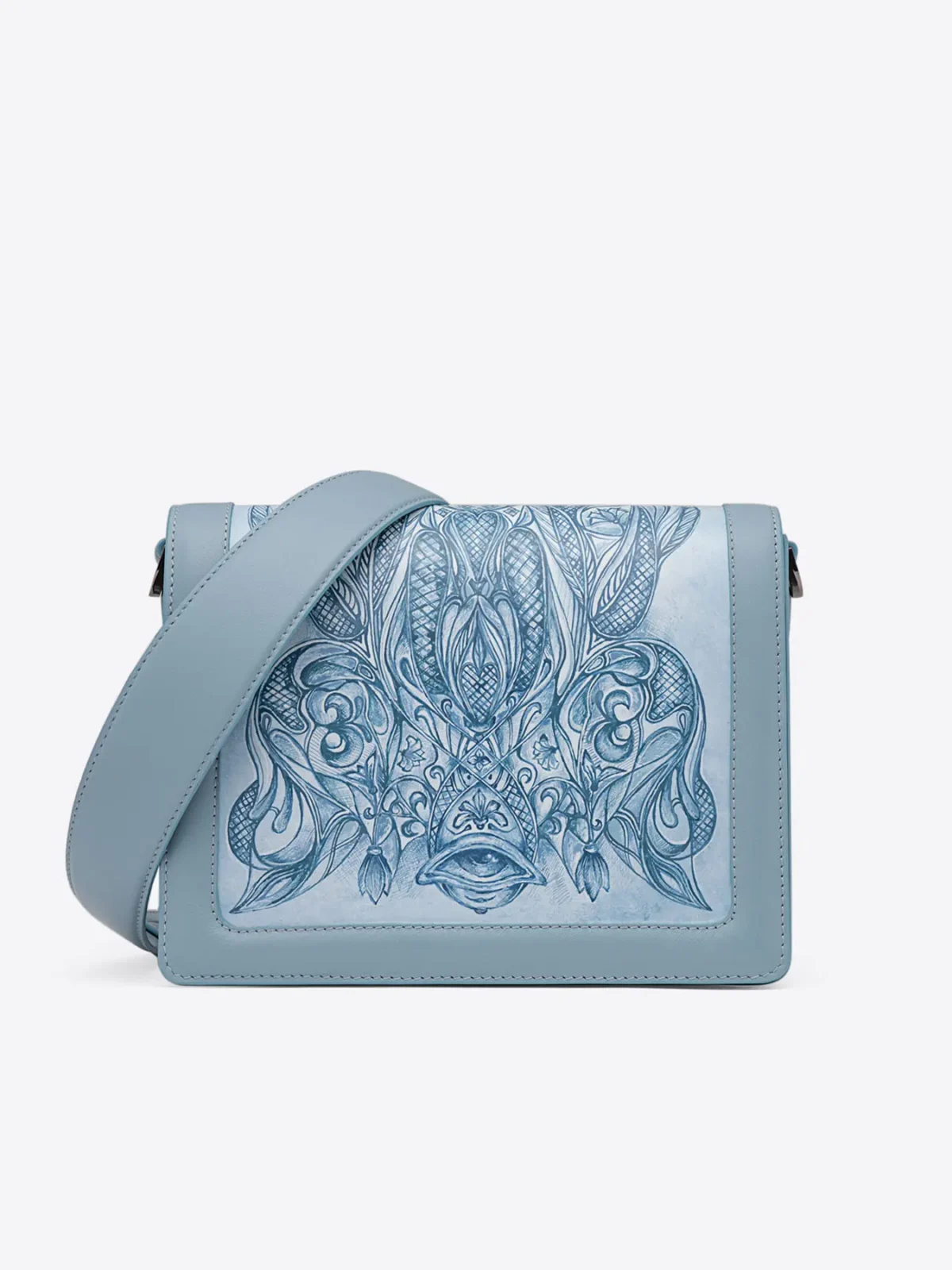 Tapyta rankinė su atvartu – Švelniai žydra